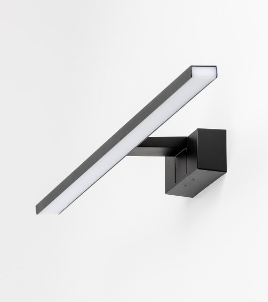 Aigostar - Illuminazione per specchio da bagno LED/12W/230V 4000K 60 cm IP44 nero