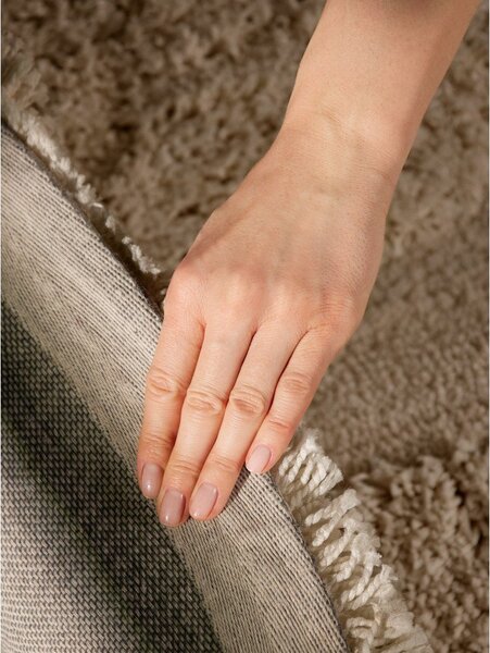 Tappeto rotondo beige tessuto a mano ø 150 cm Lambeth Jasper – Ted Baker