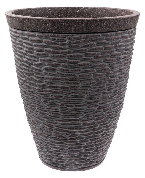 Vaso per fiori in plastica riciclata ø 38 cm – Dakls