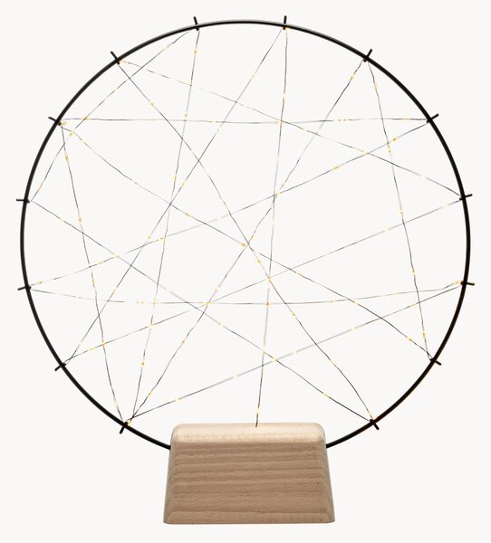 Anello luminoso decorativo a LED luce regolabile, ambra