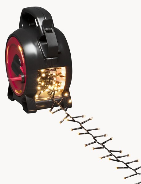 Ghirlanda a LED da interno-esterno con avvolgicavo Lara