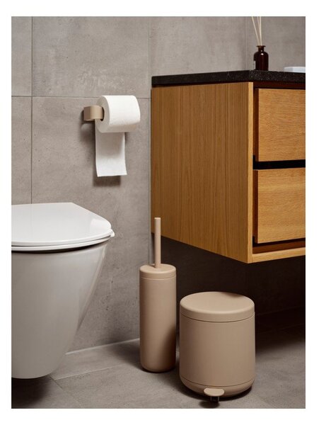 Cestino per la spazzatura beige con pedale 4 l Ume – Zone