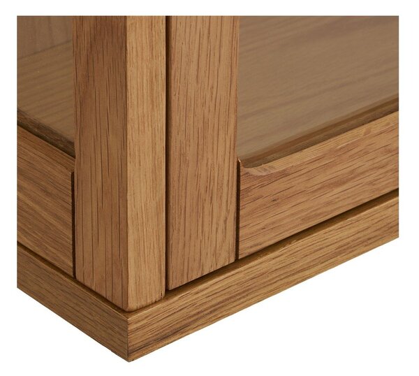 Vetrina di colore naturale da appendere 40x60x20 cm Zamora – House Nordic