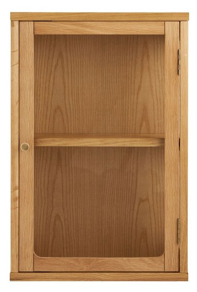 Vetrina di colore naturale da appendere 40x60x20 cm Zamora – House Nordic