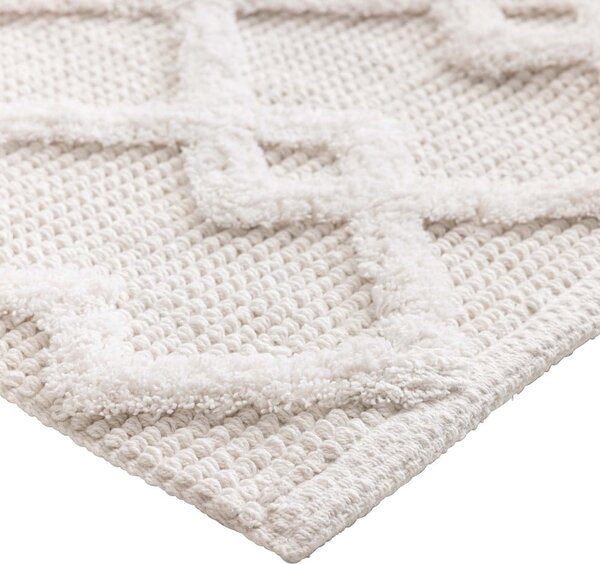 Tappetino per il bagno color crema 50x80 cm Otis – douceur d'intérieur