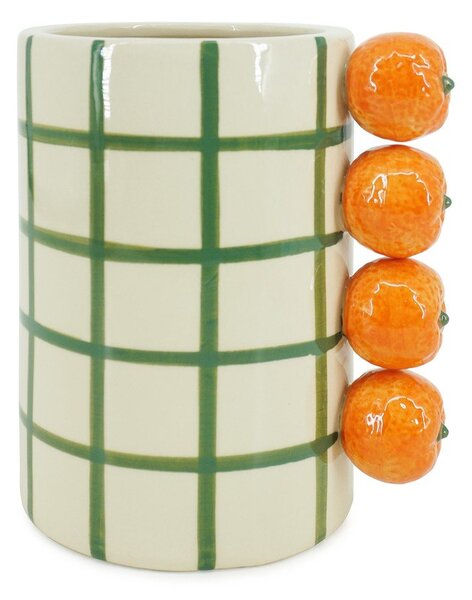 Vaso in ceramica (altezza totale 20 cm) Zeyra – Yes Everyday