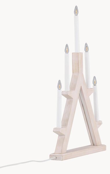 Lampada da tavolo natalizia a LED in legno Val Thorens