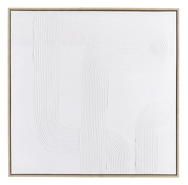 Dipinto dipinto a mano con cornice inclusa/dipinto su tela 83x83 cm Texture – Bizzotto