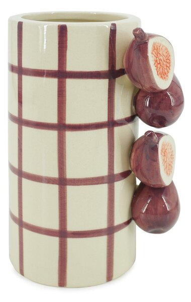 Vaso viola/color crema in ceramica (altezza totale 21 cm) Havor – Yes Everyday
