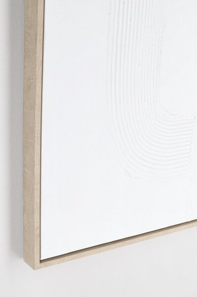 Dipinto dipinto a mano con cornice inclusa/dipinto su tela 83x83 cm Texture – Bizzotto