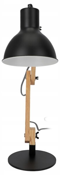 Lampada da tavolo 1xE27/40W/230V nera