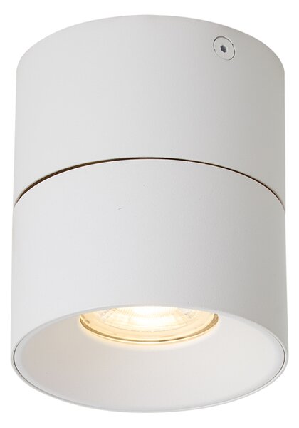 Faretto moderno da superficie bianco GU10 50mm orientabile - Echo
