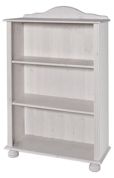 Libreria bianca in legno di pino 77x116 cm Ella - Støraa