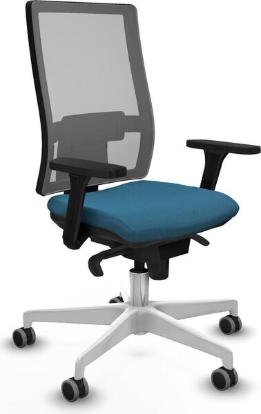 Sedia da ufficio Horna Piqueras y Crespo, modello 3D026G0, colore verde petrolio