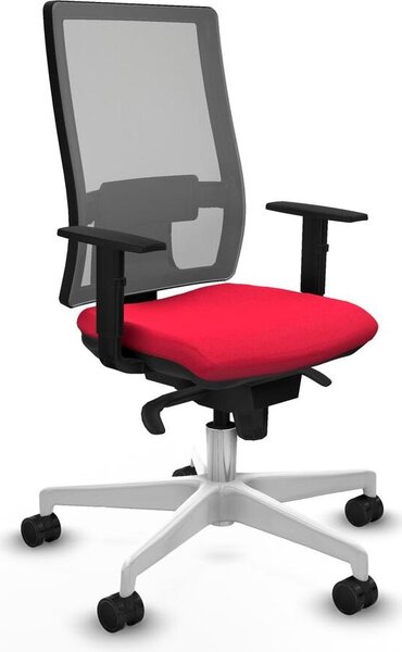 Sedia da ufficio Horna Piqueras y Crespo, modello 1D026N0, colore rosso
