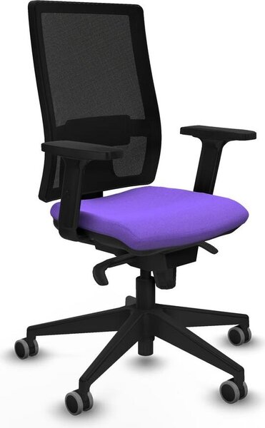 Sedia da ufficio Piqueras y Crespo, modello 2D066G0, colore lilla