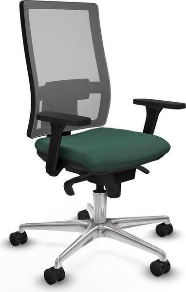 Sedia da ufficio Horna Piqueras y Crespo, modello 3D086N0, colore verde