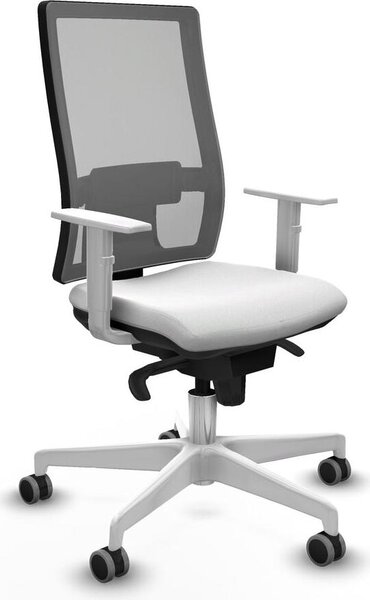 Sedia da ufficio Horna Piqueras y Crespo, modello 4B026G0, colore bianco