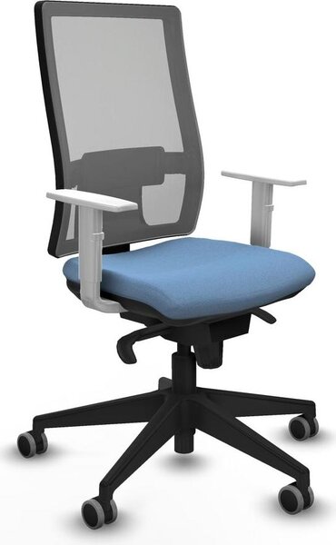 Sedia da ufficio Horna Piqueras y Crespo, modello 4B066G0, colore blu cielo