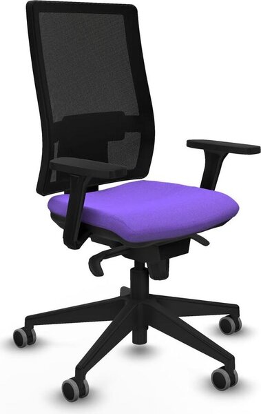 Sedia da ufficio Piqueras y Crespo, modello 3D066G0, colore lilla