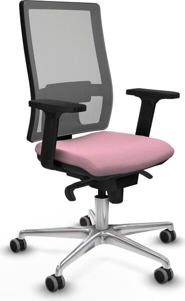 Sedia da ufficio Horna Piqueras y Crespo, modello 2D086G0, colore rosa