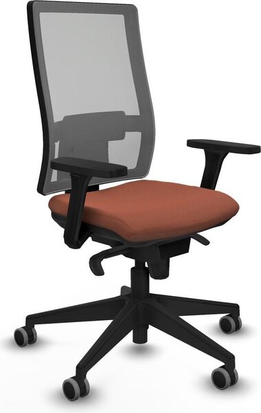 Sedia da ufficio Horna Piqueras y Crespo, modello 3D066G0, colore marrone
