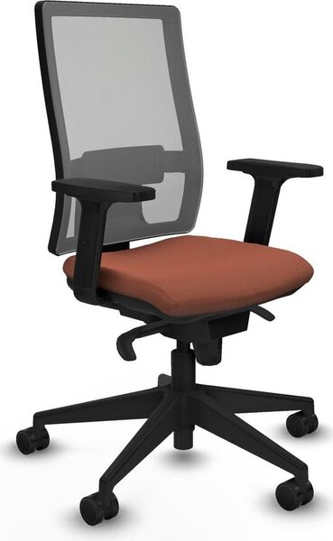 Sedia da ufficio Horna Piqueras y Crespo, modello 2D066N0, colore marrone