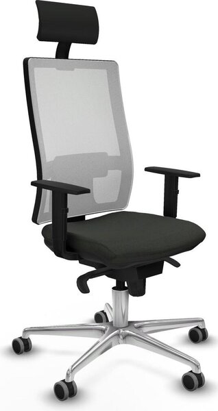 Sedia da ufficio Horna Piqueras y Crespo, modello 1D086G1, colore nero