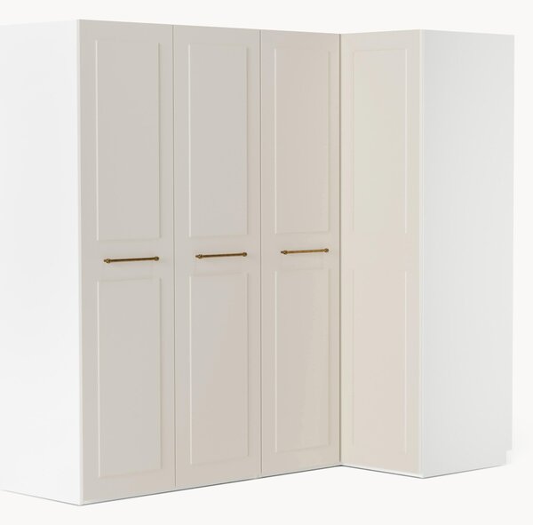 Armadio angolare componibile Charlotte, Larg. 215 cm, diverse varianti