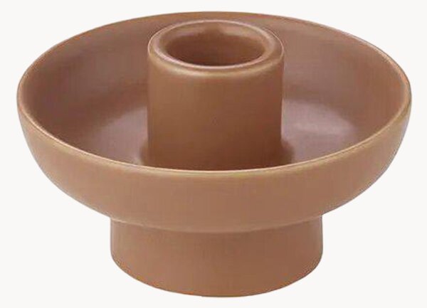 Portacandele in ceramica Vela