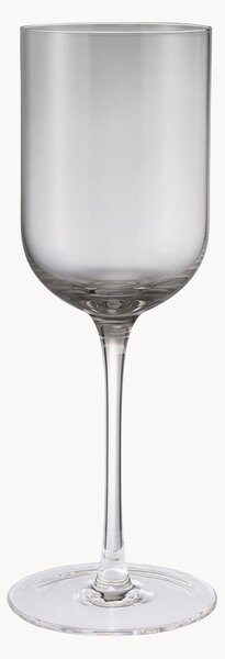 Set di 4 bicchieri da vino bianco in vetro soffiato Fuumi