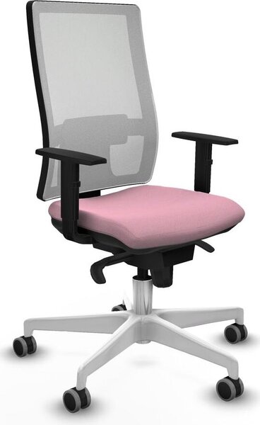 Sedia da ufficio Horna Piqueras y Crespo, modello 1D026G0, colore rosa