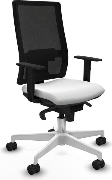 Sedia da ufficio Horna Piqueras y Crespo, modello 1D026N0, colore bianco