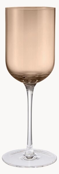 Set di 4 bicchieri da vino bianco in vetro soffiato Fuumi