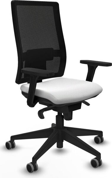 Sedia da ufficio Horna Piqueras y Crespo, modello 3D066G0, colore bianco