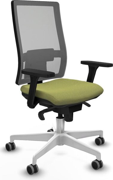 Sedia da ufficio Horna Piqueras y Crespo, modello 3D026G0, colore verde