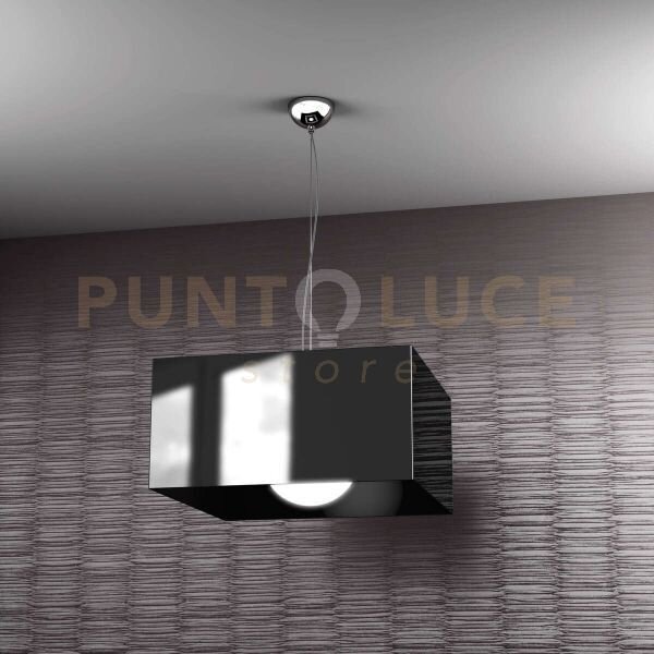 Lift sospensione 1 luce attacco e27 in metallo nero