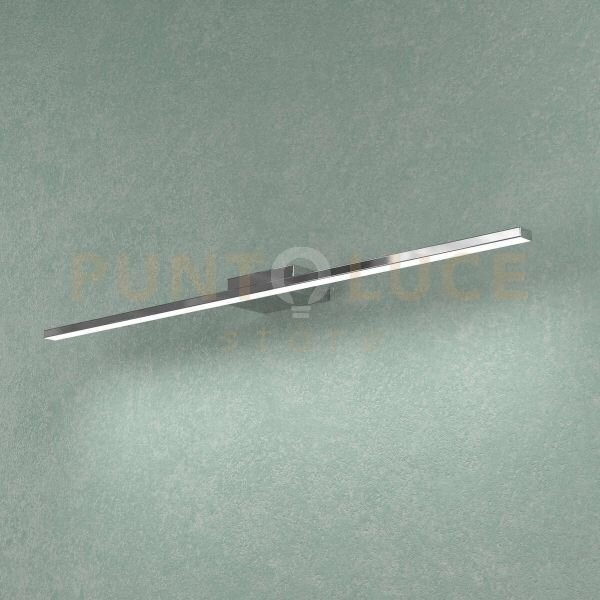 Line applique per specchi o quadri media luce calda cromo led 3000°