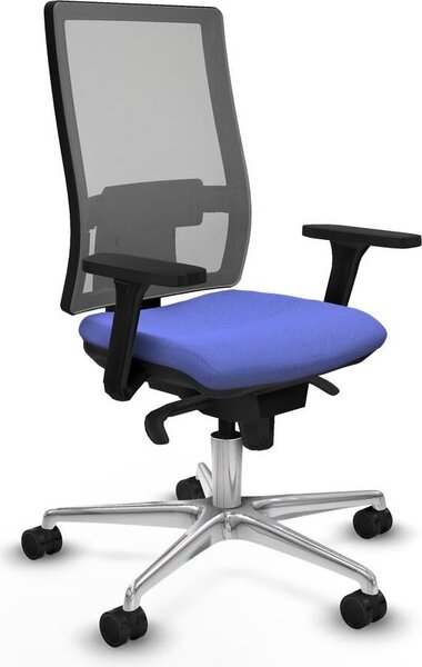 Sedia da ufficio Horna Piqueras y Crespo, modello 3D086N0, colore azzurro chiaro