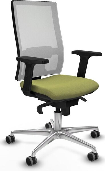 Sedia da ufficio Horna Piqueras y Crespo, modello 2D086G0, colore verde