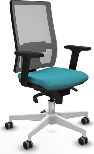 Sedia da ufficio Horna Piqueras y Crespo 2D026G0, colore turchese