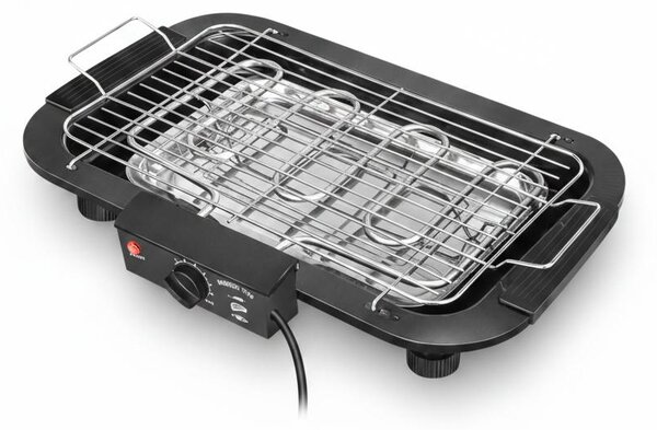 Zaltino - Griglia elettrica per barbecue - 2000W - Altezza regolabile
