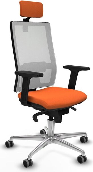 Sedia da ufficio Piqueras y Crespo 2D086G2, colore arancione