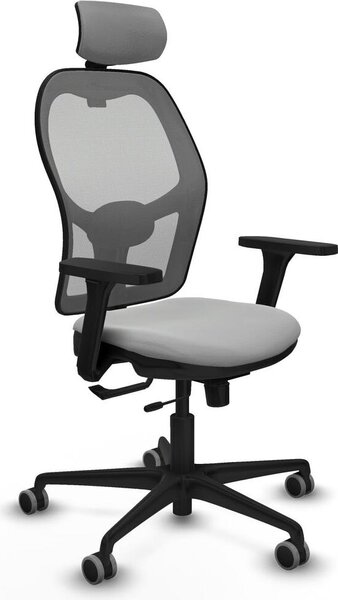 Sedia da ufficio con poggiatesta Jorquera Piqueras y Crespo 3D036G2 Grigio chiaro