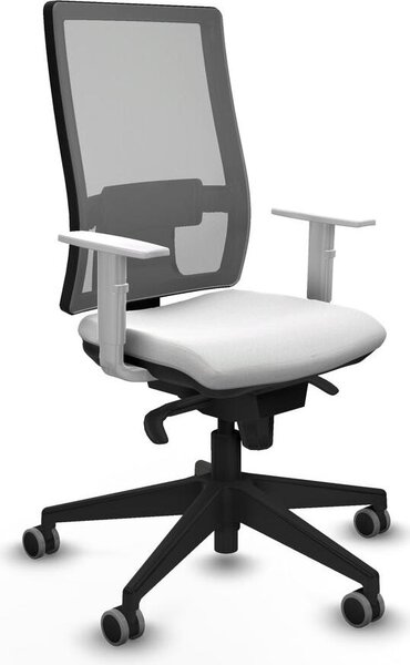 Sedia da ufficio Horna Piqueras y Crespo, modello 4B066G0, colore bianco