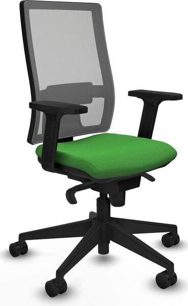 Sedia da ufficio Horna Piqueras y Crespo, modello 2D066N0, colore verde
