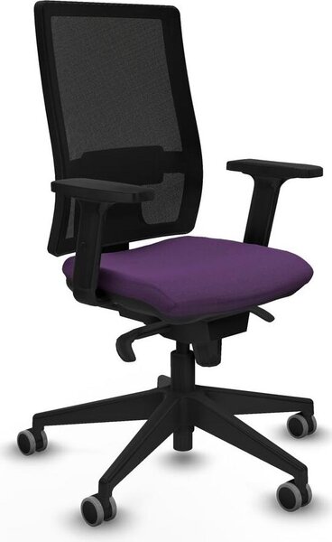 Sedia da ufficio Piqueras y Crespo, modello 2D066G0, colore lilla