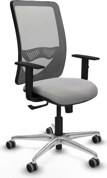Sedia da ufficio Zulema Piqueras y Crespo, modello 1D086G0, colore grigio chiaro
