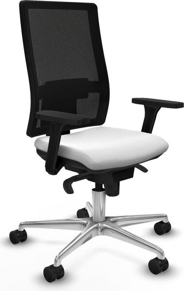 Sedia da ufficio Horna Piqueras y Crespo, modello 3D086N0, colore bianco