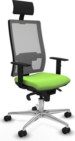 Sedia da ufficio Horna Piqueras y Crespo, modello 1D086N1, colore pistacchio